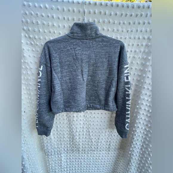 CALVIN KLEIN CROP SWEATSHIRT - Picture 3 of 3